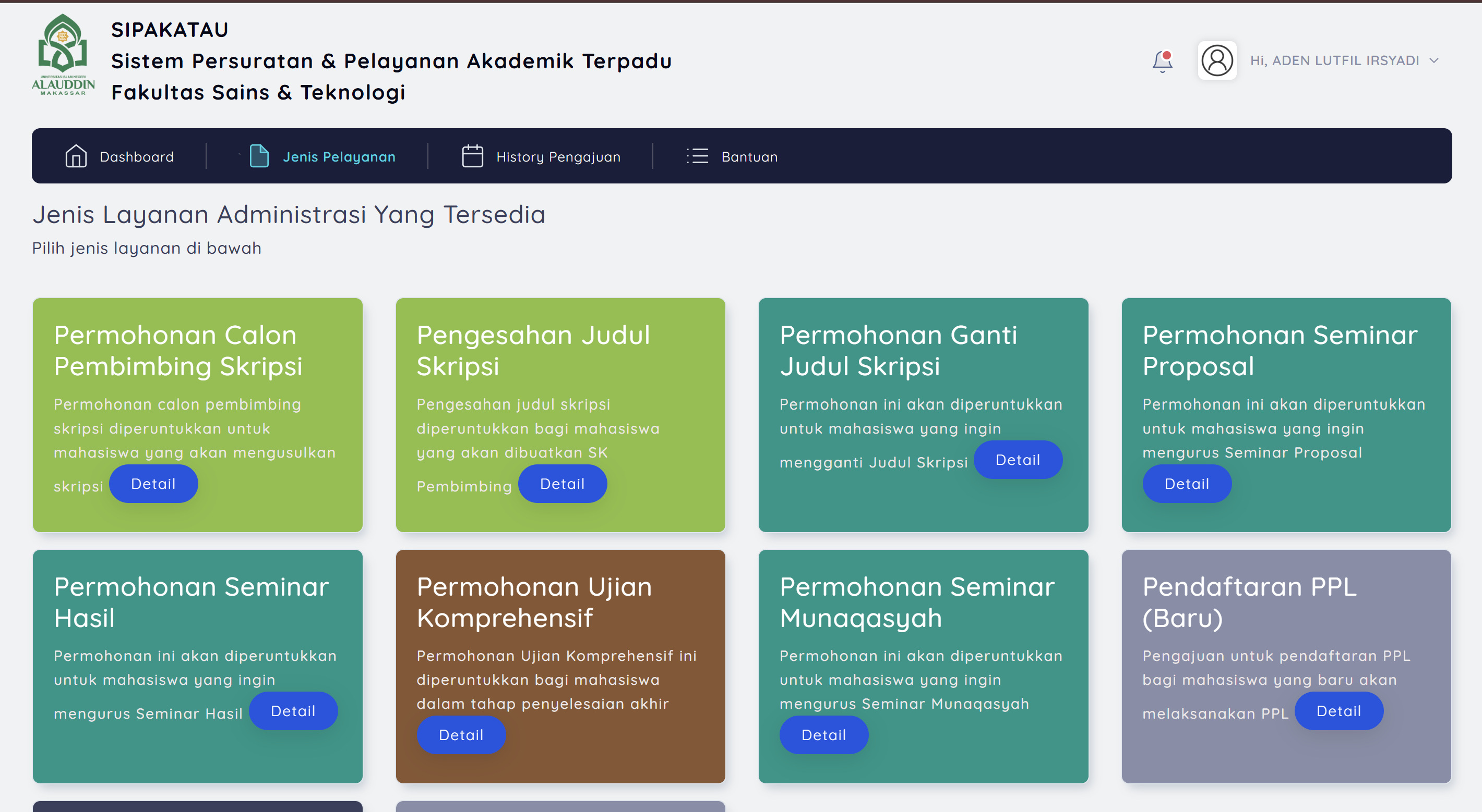 Sistem Persuratan & Pelayanan Akademik Terpadu (SIPAKATAU) FST